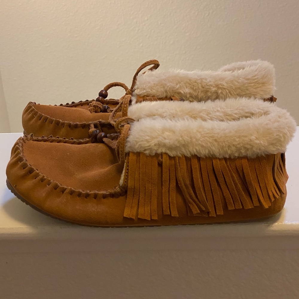 Faux fur lined Moccasins